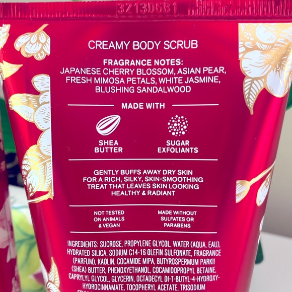 JAPANESE CHERRY BLOSSOM BODY SCRUB Bath & Body Works NWT ‼️ - Picture 4 of 7
